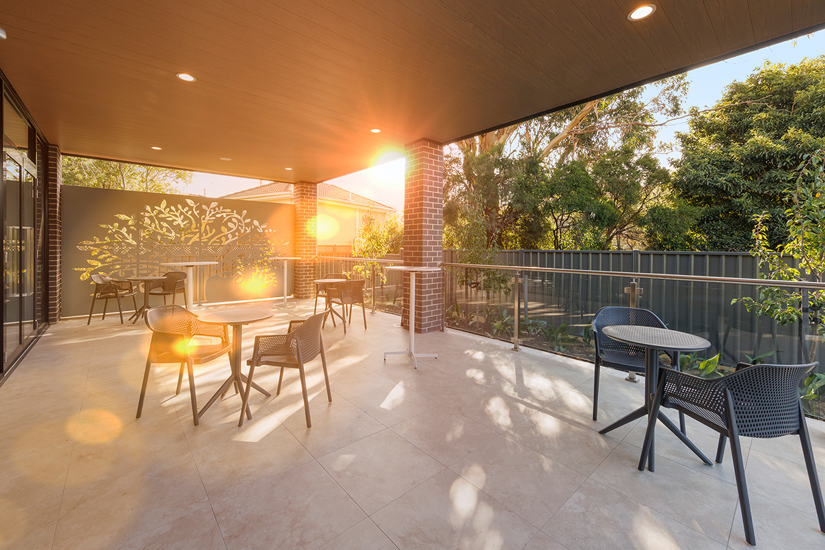 Refreshments Lounge Outdoor Area